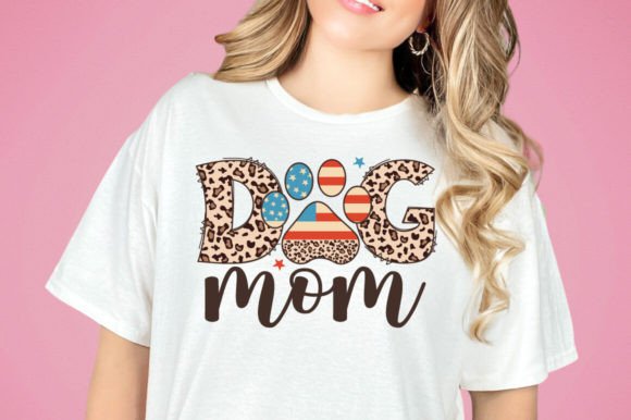 4th of July Dog Mom Png Svg Patriotic – A Versatile Graphic for Crafts and Graphics