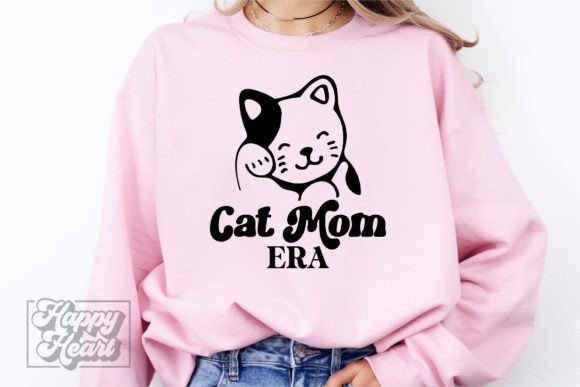 Cat Mom Era SVG PNG – A Versatile Graphic Design Asset for Crafts and Branding