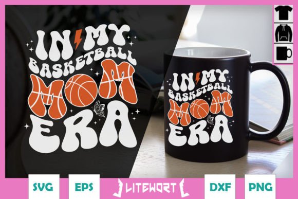 In My Basketball Mom Era SVG: A Versatile Graphic for Crafts and Handmade Creations
