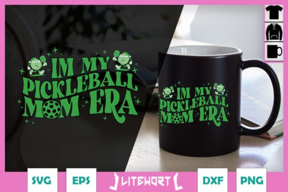 In My Pickleball Mom Era SVG: A Creative Graphic Design Asset for Bloggers and Content Creators
