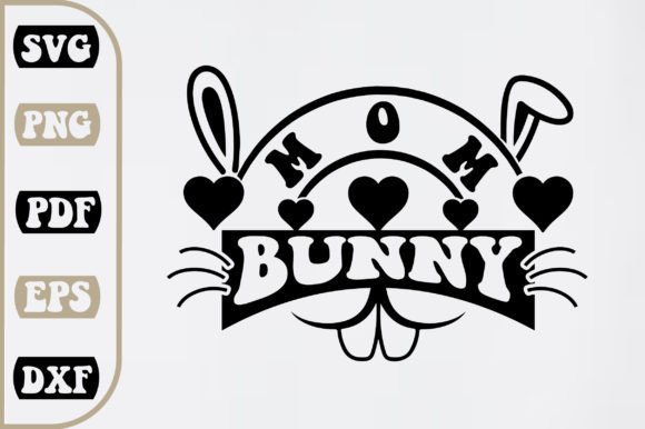 Mom Bunny SVG Design – A Versatile Graphic Asset for Crafts and Handmade Creations