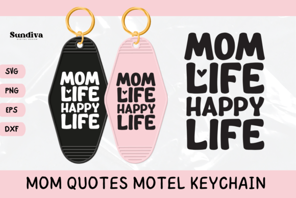 Mom Motel Keychain SVG Mom Sayings 1: A Versatile Graphic Design Asset for Crafts & Branding