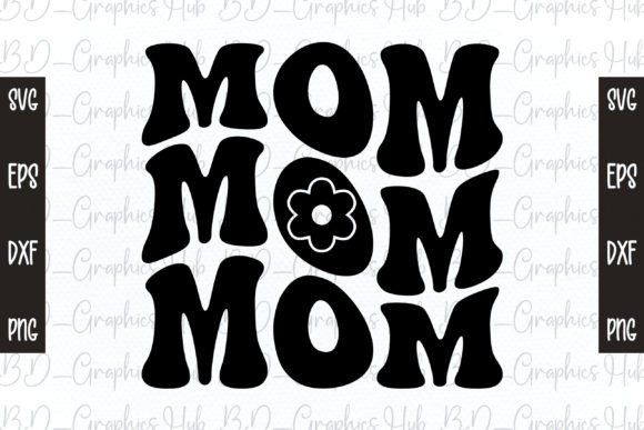 Mom Retro Svg: A Nostalgic Graphic Design Asset for Crafts and Branding