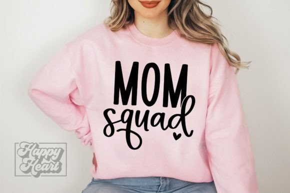 Mom Squad SVG PNG for Crafts and Graphics – A Heartfelt Branding Asset