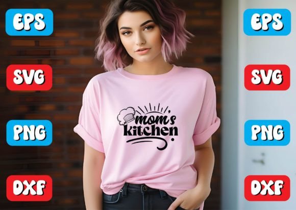 Mom’s Kitchen SVG Design for Crafts and Graphics