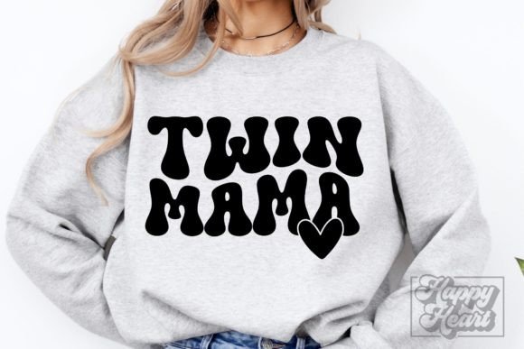 Twin Mama SVG - A Modern Graphic Design Asset for Creative Websites